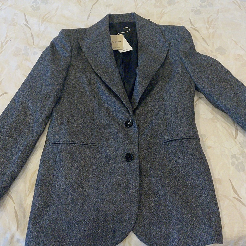 NWT Mango Wool Suit, Pant and Blazer - Picture 8 of 10